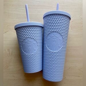 Starbucks studded lavender/lilac tumblers